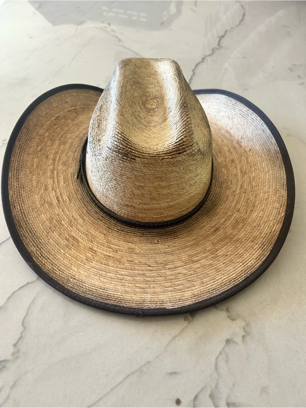 Cody James 15x Straw Hat with Cross Emblem